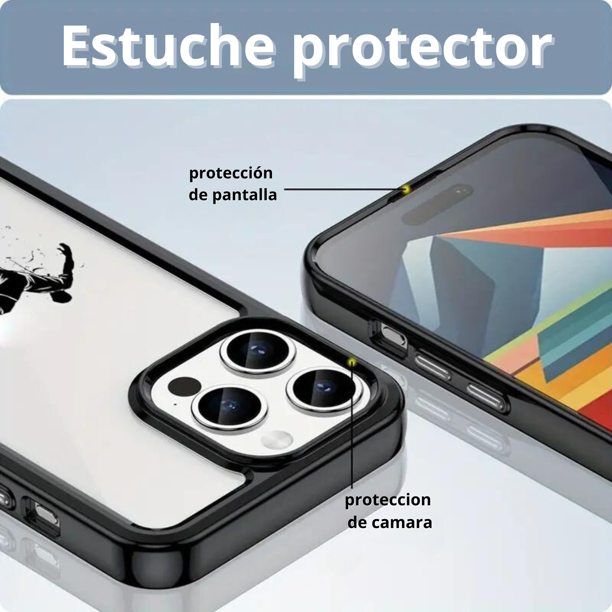 Estuche para iphone anti golpes